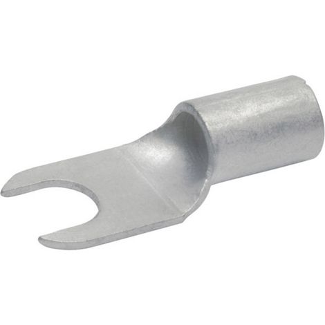 Klauke 1650C5 Gabelkabelschuh  4 mm² 6 mm²  Unisoliert Silber 1 St.