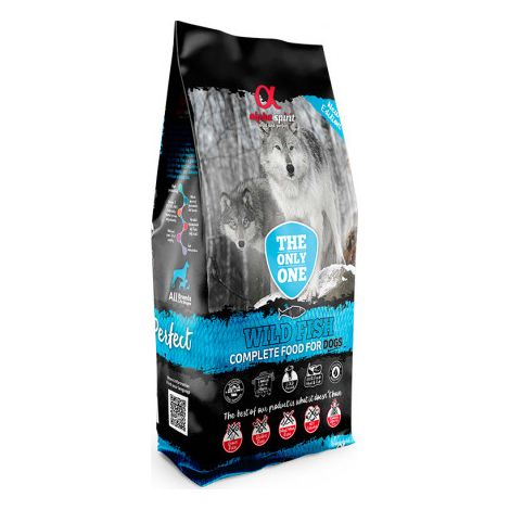 Alpha Spirit Alleinfuttermittel für Hunde, Wildfisch, 12 kg