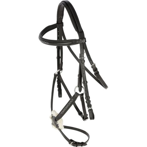 Bridon Cancun pour poney Noir Covalliero (1/5)