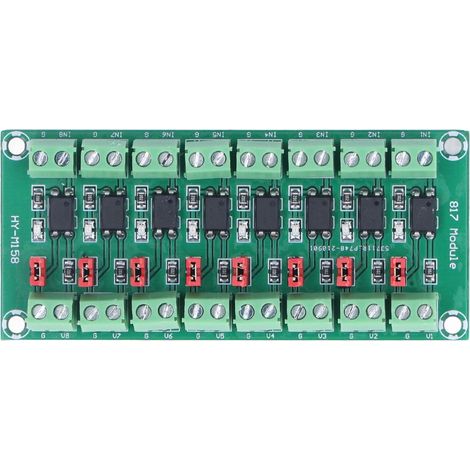 Carte d'isolation pour optocoupleur, module photoélectrique isolé à 8 canaux 817 3,6‑30 V (1/5)