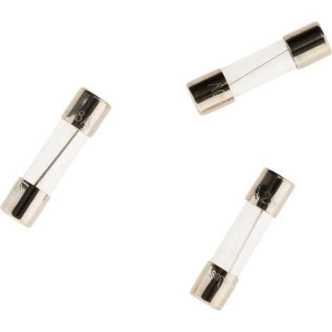 3 fusibles de vidrio 5x20mm 6,3A