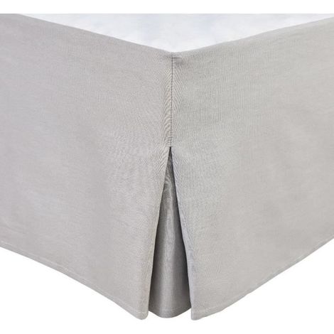Rete sommier - HOME LINGE PASSION - 160 x 200 cm + 30 cm - Grigio chiaro