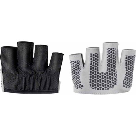 Gants D Entrainement - Sans Doigts - Paume En Silicone Anti-dérapant - Pour Musculation Yoga Cyclisme Tirage - Par 1 (1/5)