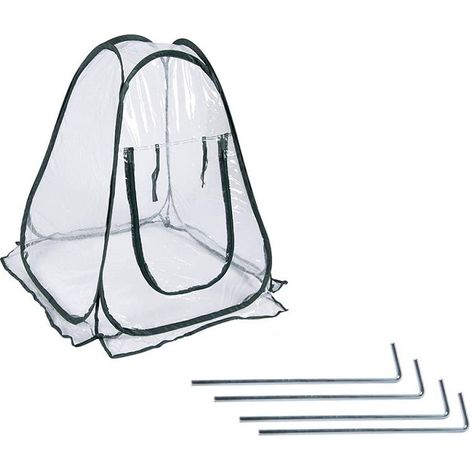 Mini serre Portable Pop-up pour plantes, tente de culture solaire pour plantes, couverture de serre à fleurs (1/5)