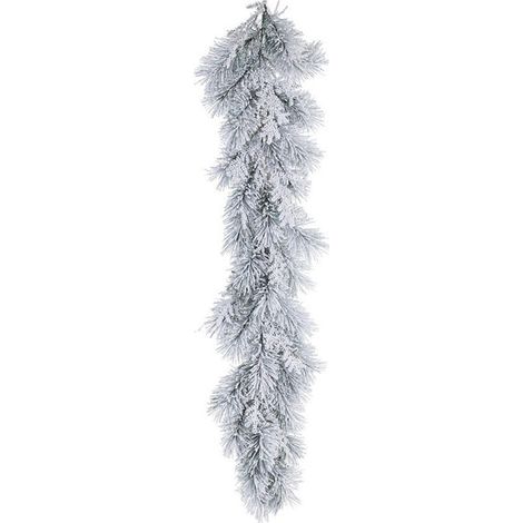 Festone SALISBURGO natalizio innevato 180 cm (1/2)