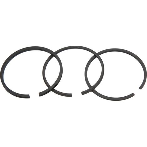 Jeu de segments de piston pour compresseur d'air pneumatique - 48mm (3 pièces) (1/4)