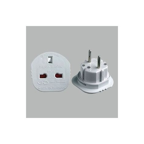Adaptador de viaje ebonoid pack 10 tipo de enchufe 16 A 2P+T