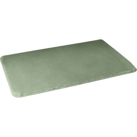 Sapho Accessori bagno Gedy - Tappeto da bagno 50x80 cm, con antiscivolo, verde 96FY508007