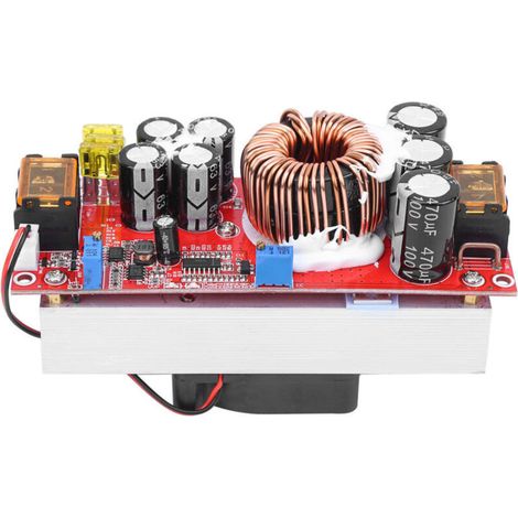 DC-DC 10-60V to 12-97V 1500W 30A Boost Voltage Converter DC CV Power Supply Module (1/5)