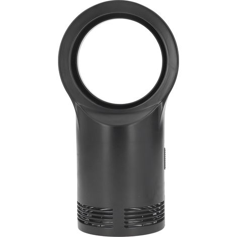 Chauffage sans pales, surface de contact accrue, contrôle intelligent de la température, chauffe à 360°, chauffage de bureau, prise UE 220 V, gris (1/5)