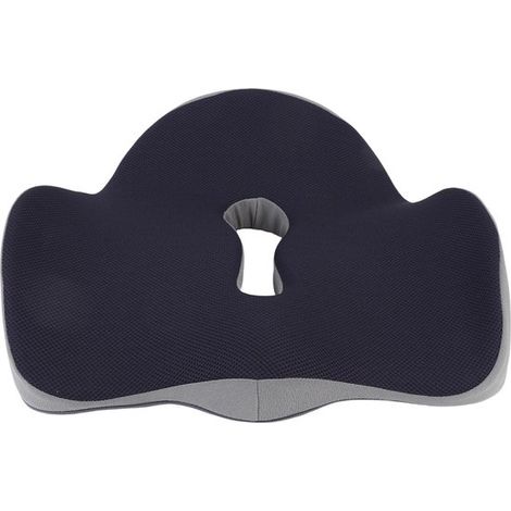 Cojín de asiento de espuma viscoelástica - Diseño ergonómico - Diseño de rebote lento, adecuado para oficinas y automóviles - Diseño transpirable - Proporciona la máxima comodidad. (1/5)