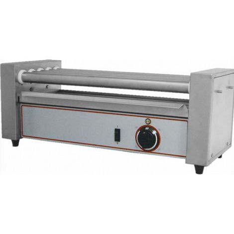 Cuiseur à Saucisses - 5 Rouleaux - Inox - 600W - Beckers