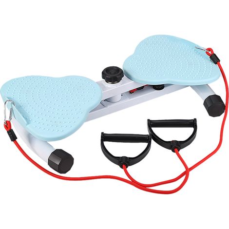 Tapis de massage pour pieds bleu, planche d'exercice abdominale pour femmes, outil de fitness pour torsion de taille, perte de poids debout (1/5)