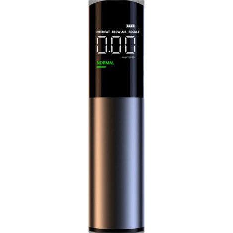 Electronic alcohol tester, rechargeable, LCD screen, semiconductor sensor (1/4)