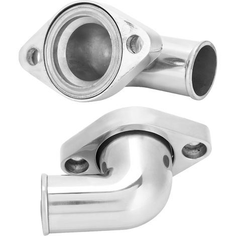 90° drehbarer Wasserhahn, poliertes Metall, für Chevrolet SB BB 327 350 454 396 Motoren