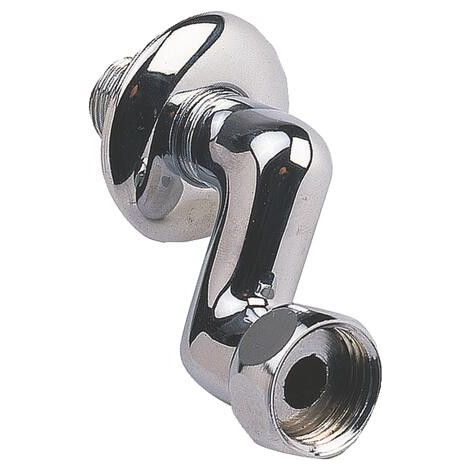 RACCORD LAITON CHROME CONTRE COUDE EXCENTRE 32 - MALE - ECROU