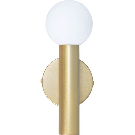 Applique murale moderne dorée tube boule G9 5W Filano (1/3)