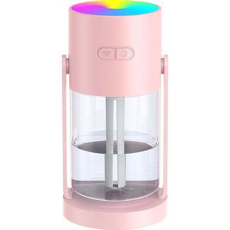 Humidificateur de chambre, mini humidificateur portable USB avec nano-brumisation ultrasonique, arrêt automatique, conception rotative, fonctionnement silencieux, facile à remplir d'eau et à nettoyer  (1/5)