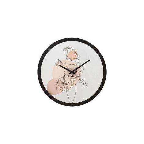 WALL CLOCK FLOWER -B- CM Ø 40X3,5 (1/5)