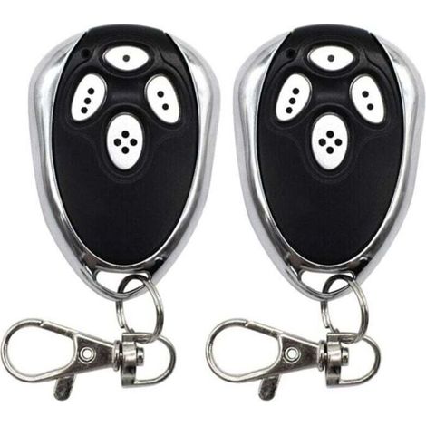 Télécommande Garage 2 Pièces pour Moteur Porte Sectionnelle 433 MHz Code Roulant (1/5)
