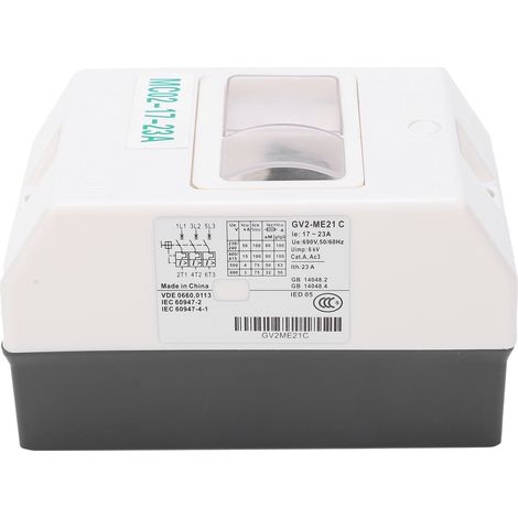 Disjoncteur de protection moteur MC02-17-23A 50/60 Hz ABS étanche 220/380 V (1/5)