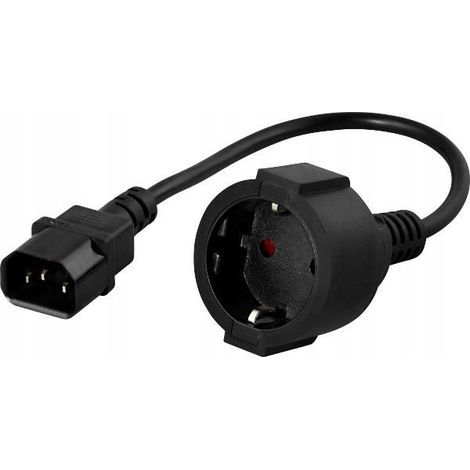 Convertitore PowerWalker da IEC C14 a Schuko, 91015003