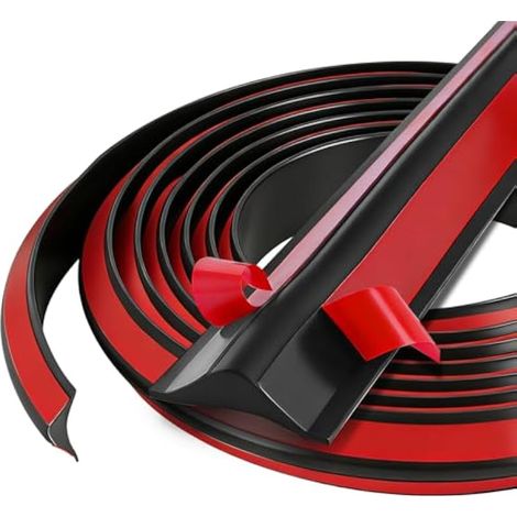 Kitchen Worktop Seal Profile Finish Flexible 3M PVC Chopstick Protection Kitchen Worktop for Kitchen Worktop Shower (Black) (1/5)