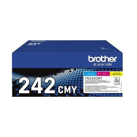 Toner Originalzubehör TN-242CMY ca. 3 x 1.400 Seiten cyan magenta gelb 3 St./Pack.
