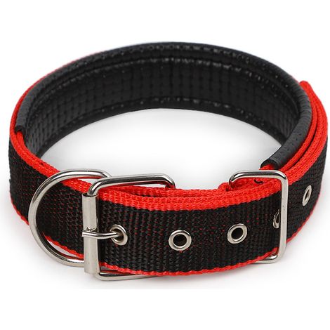 Collier souple et réglable pour chien avec boucle en métal (1/5)
