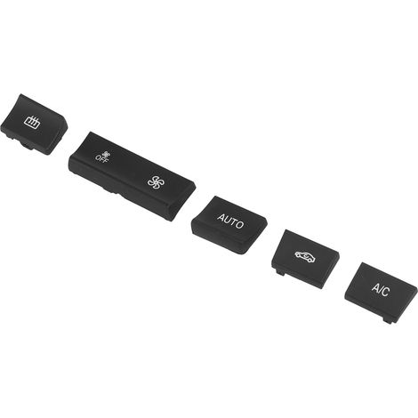 Couvercle de commutateur de bouton de chauffage AC, autocollants de contrôle de climatisation de remplacement pour les modèles série F 1 2 3 4 5 pièces (1/5)
