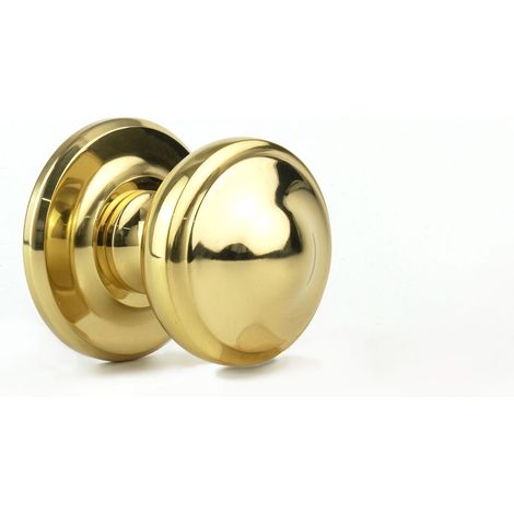 Poignée de Tirage Laiton " KLOSE besser " Diamètre 80 mm