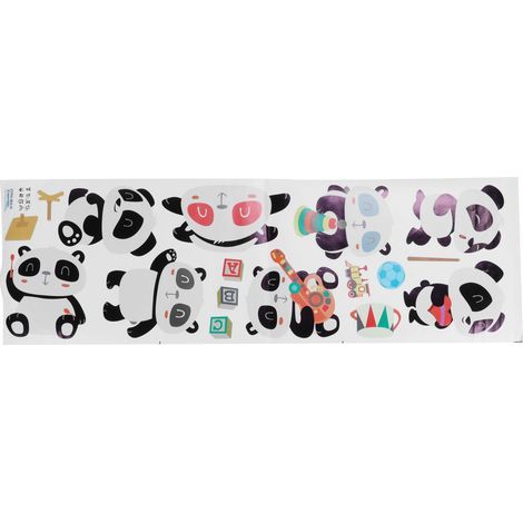 Panda-Wandtattoo, Tierfigur aus Gips, Dekoration für Wohnzimmer, Schlafzimmer, Kinderzimmer, DIY-Projekt (1/5)