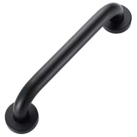 Noir 500mm-Barre d'Appui Douche , XU, Poignée de Douche de Sécurité, Barre d'Appui WC Handicapé, Barre de Soutien pour Toilette, Barre de Maintien Douche et WC