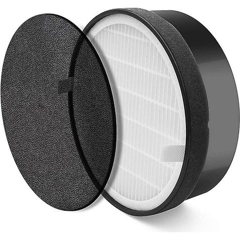 Lot de 2 filtres pour purificateur d'air LV-H132, filtre HEPA véritable, LV-H132-RF, pour Levoit LV-H132 (1/5)
