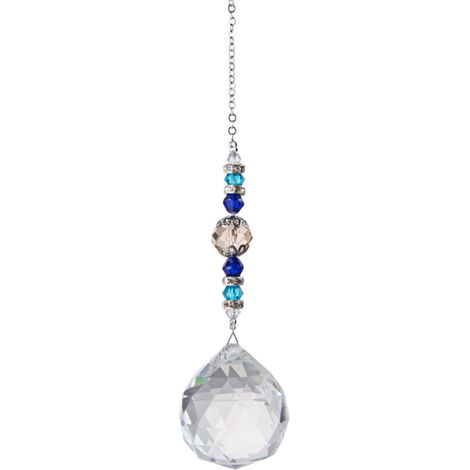 Pendentif boule de cristal en verre transparent, décoration pour maison et jardin, Crystal Daylighter (1/5)