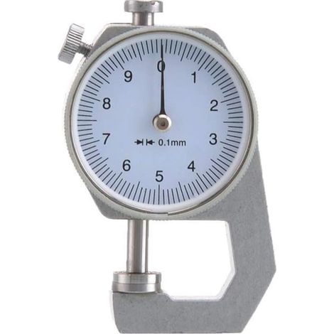 Jauge d'épaisseur portable, précision de 0,01 mm pour papier, cuir, feuille métallique (1/5)