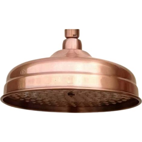 1 Pommeau de douche, laiton, diamètre 20 cm, haute pression, angle réglable, effet pluie, salle de bain (1/5)