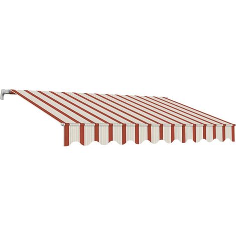 Tenda da Sole 400x300 a Barra Quadra 4x3 Riga Rossa Eco (1/3)