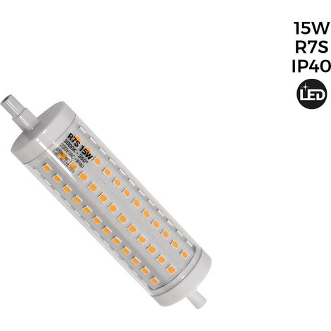Ampoule LED R7S régulable 118mm - 1700lm - 230V - 15W - Blanc Chaud (1/5)