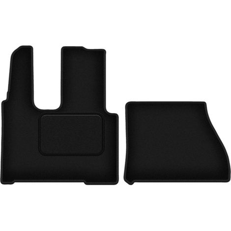 Tappetini per auto in velluto nero per: Mercedes Actros MP4 cabina larga (0) (1/5)