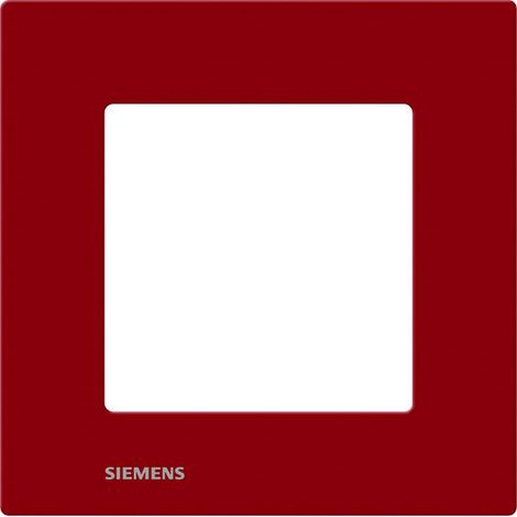 SIEMENS DELTA VIVA PLACA SIMPLE ROJA SIE007887 (1/2)