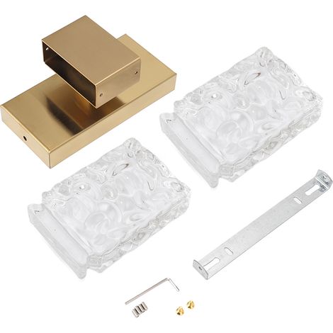 Moderne LED-Wandleuchte mit 3 Beleuchtungsmodi und wellenförmiger Struktur