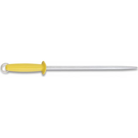 Fischer 30cm Standard-Klingenschärfer, Mango Fiberglas, Material Stahl 63hrc, Farbe Gelb, 21084-am