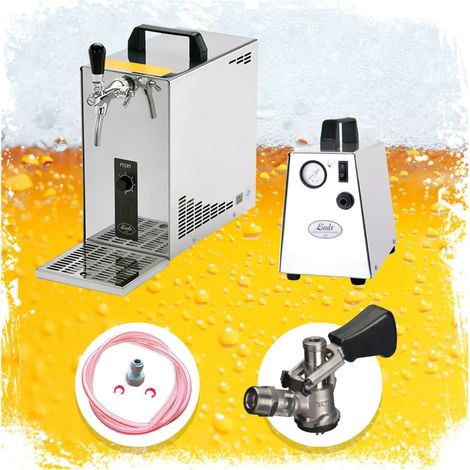 Ensemble complet - Tireuse a biere - PYGMY 25 machine a biere, pompe a biere 1 ligne, 35 litres/h, Green Line, KEG: Type S (1/5)