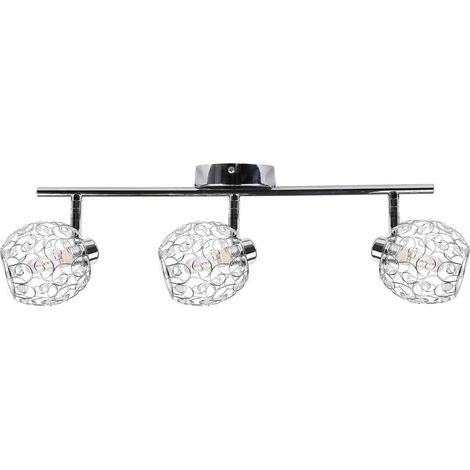 Candellux Horus 93-19158 plafoniera 3xG9 cromo cristalli (1/2)