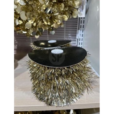 Ghirlanda tinsel in rotolo 10 m champagne PERAGA CHRISTMAS