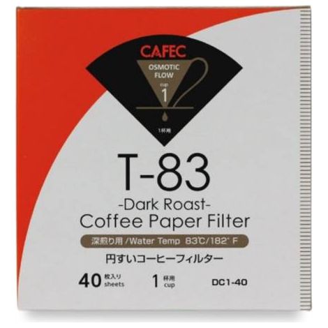 Filtre à café - tasse blanc foncé 1 40 pièces DC1-40W (1/5)