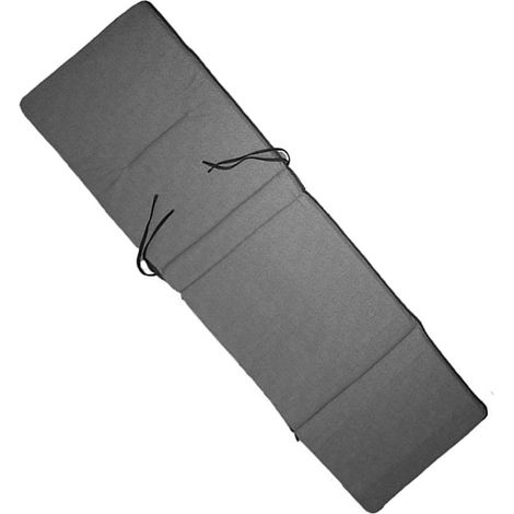 Cuscino imbottito copri sdraio stuoia mare per lettino prendisole spiaggia ricambio materassino piscina hotel 190x60cm Ricambio Spiaggia per Hotel e Giardino, Tessuto Resistente e Lacci di Fissaggio,