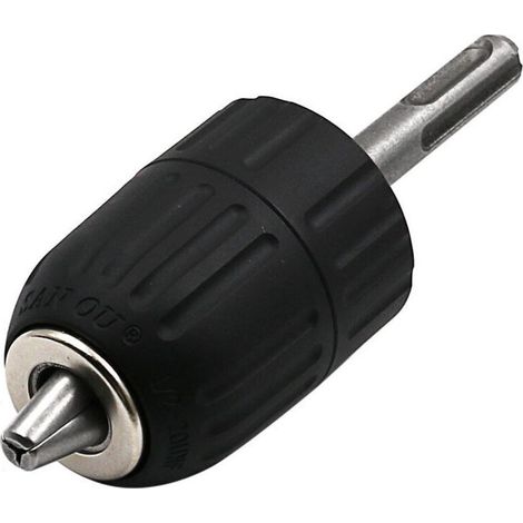 Mandrin sans clé 2-13 mm avec Adaptateur 1/2 'SDS Outil de Conversion sans clé Amovible Haute Performance pour SDS, GSB et GSR, Ensoleillé (1/5)