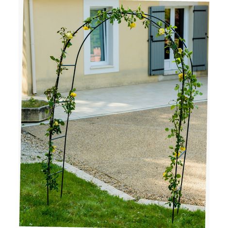 Werka Pro – Gloriette en métal 240x140x37 cm – Tubes en époxy 13 mm – Montage facile – Décoration extérieure durable